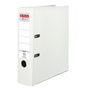 Segregator A4 8cm 80mm Q.File biały HERLITZ