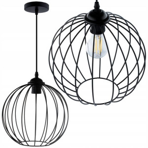Lampa WISZĄCA druciana ZWIS loft do LED 1x E27