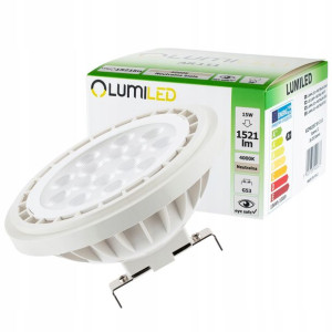 Żarówka Led Ar111 G53 15w = 100w 12v 4000k Lumiled