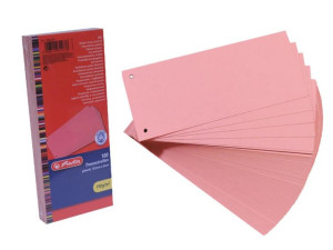 Przekładki do segregatora 1/3 A4 100szt HERLITZ