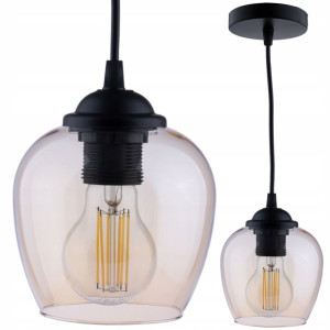 Lampa Wisząca Sufitowa SZKLANA E27 ZWIS do LED
