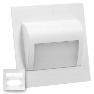 Oprawa Lampka schodowa LED biała 1,5W 4000K 12V