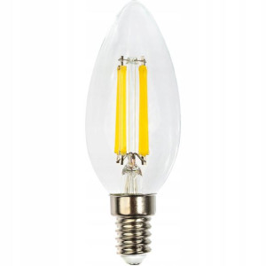 Żarówka Led E14 Świeca Filament 7w = 65w 3000k
