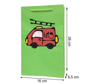 Torebka ozdobna prezentowa ręcznie malowana 26x16