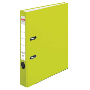 Segregator A4 5cm 50mm Q.File neon green HERLITZ