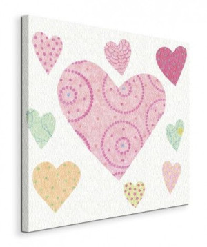 Lots of Love - Obraz na płótnie 30x30 cm