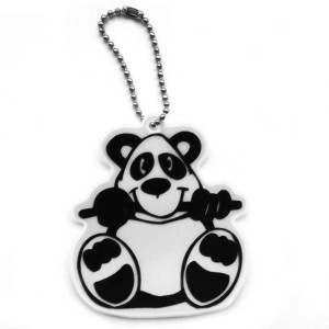 Breloczek odblaskowy odblask dla dziecka panda