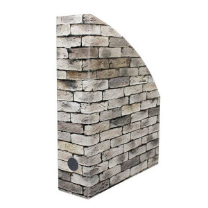 Pojemnik organizer na dokumenty PVC A4 7cm cegła