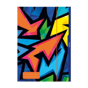 Teczka A3 z gumką rysunkowa sztywna Neon Art HERLITZ