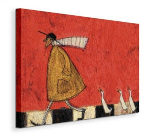 Sam Toft Crossing With Ducks - Obraz na płótnie 50x40 cm