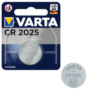 Bateria guzikowa CR2025  KCR2025 LM2025 6025 VARTA