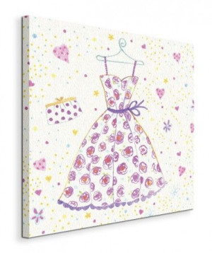 My Favourite Party Dress - Obraz na płótnie 40x40 cm