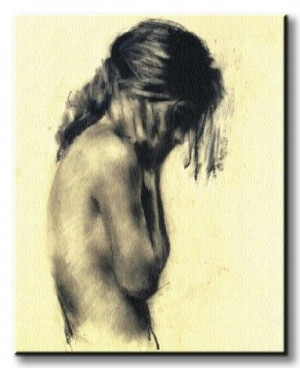 Girl - Obraz na płótnie 40x50 cm
