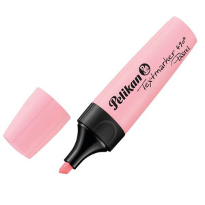 Zakreślacz pastelowy różowy marker 490 PELIKAN