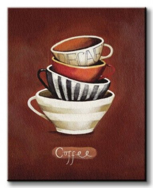 Coffee - Obraz na płótnie 40x50 cm