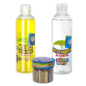 Zestaw klej aktywator robienia Slime Gelly ASTRA