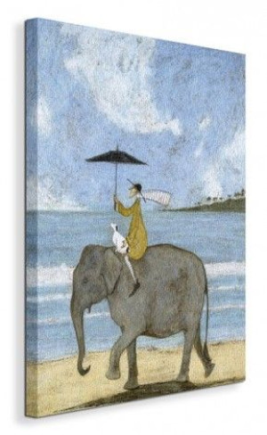Sam Toft On The Edge Of The Sand - Obraz na płótnie 40x50 cm