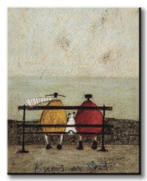 Sam Toft Bums On Seat - Obraz na płótnie 40x50 cm