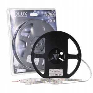 Taśma LED 10W 6500K Zimna 1100lm IP20 5m 120°