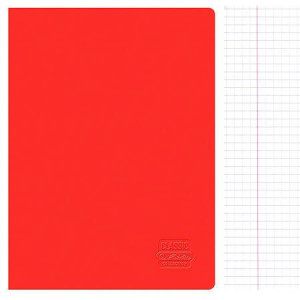Zeszyt B5 96k kratka Rainbow CC czerwony HERLITZ