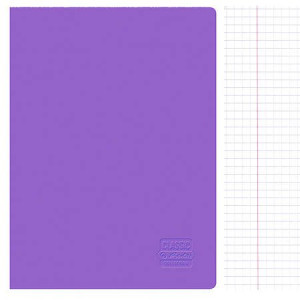 Zeszyt B5 96k kratka Rainbow CC fioletowy HERLITZ