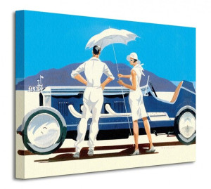 Bonneville Salt Flats - Obraz na płótnie 40x30 cm