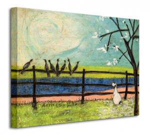 Sam Toft Doris And The Birdies - Obraz na płótnie 40x30 cm