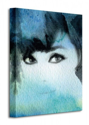Lady In Blue - Obraz na płótnie 30x40 cm