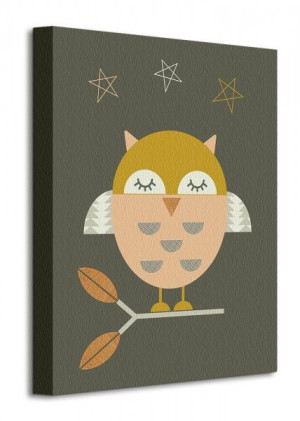 Little Design Haus Little Owl Sowa - Obraz na płótnie 30x40 cm