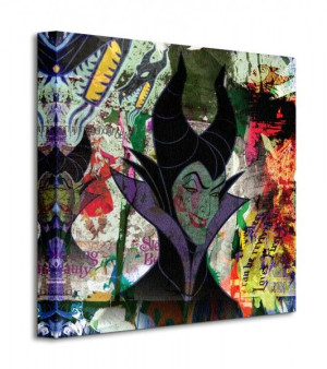 Maleficent Graffiti - Obraz na płótnie 40x40 cm