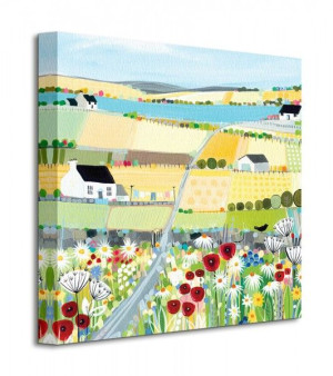 Bright Meadow - Obraz na płótnie 40x40 cm