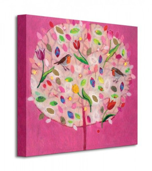 Happy Tree - Obraz na płótnie 40x40 cm