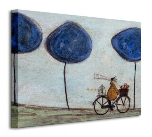 Sam Toft Freewheelin’ With Joyce Greenfields And The Felix 3 - Obraz na płó