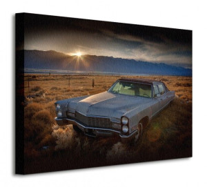 Last Light - Keeler, California - Obraz na płótnie 50x40 cm