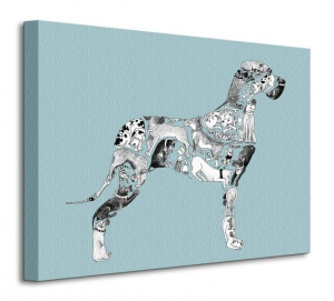 Great Dane - Obraz na płótnie 50x40 cm