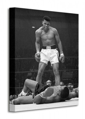 Muhammad Ali (Ali vs Liston Portrait Corbis) - Obraz na płótnie 30x40 cm
