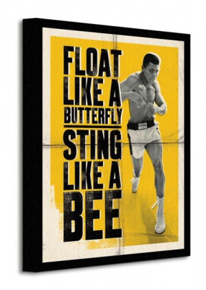 Muhammad Ali (Float Like A Butterfly - Corbis) - Obraz na płótnie 30x40 cm