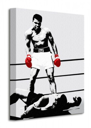 Muhammad Ali (Gloves - Corbis) - Obraz na płótnie 30x40 cm