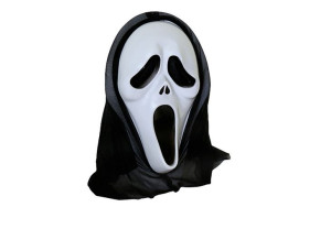MASKA KRZYK z Kapturem MASKI Scream HALLOWEEN B