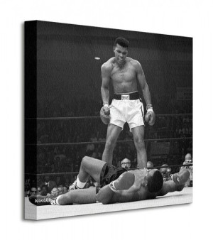 Muhammad Ali (Ali vs Liston - Corbis) - Obraz na płótnie 40x40 cm