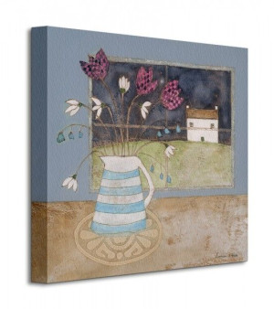A Full Moon In Spring - Obraz na płótnie 40x40 cm