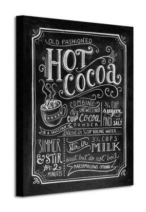 Hot Cocoa - Obraz na płótnie 40x50 cm