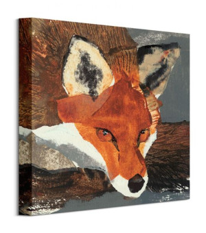 Fox - Obraz na płótnie 30x30 cm