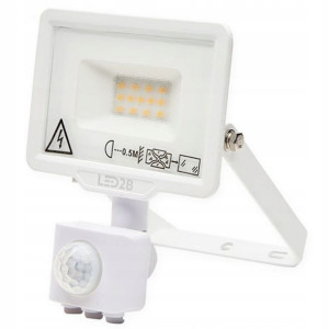 Naświetlacz Led Halogen Lampa 10w Z Czujnik Ruchu