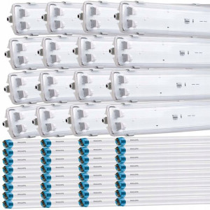 16x Oprawa HERMETYCZNA 120 Świetlówka LED PHILIPS
