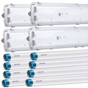 4x Oprawa HERMETYCZNA 120cm Świetlówka LED PHILIPS