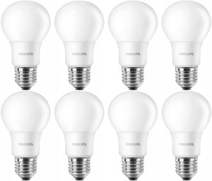 8x Żarówka LED A60 E27 8W 60W 806lm PHILIPS 2700K
