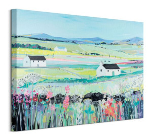 Across The Fields - Obraz na płótnie 50x40 cm