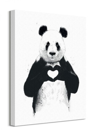All You Need Is Love - Obraz na płótnie 40x50 cm