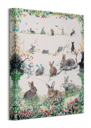 A Rabbit For All Seasons - obraz na płótnie 30x40 cm
